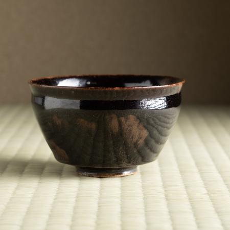 瀬戸天目茶碗 荒川豊蔵 極箱 