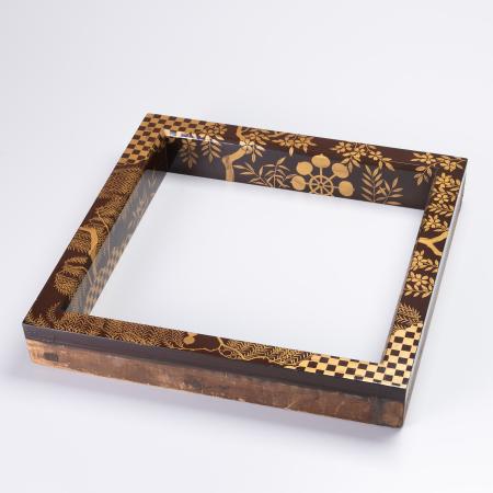 時代 嵯峨蒔絵炉縁