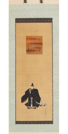 鈴木守一 菅公自画賛