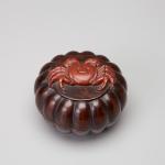 村主匡左 鎌倉彫 蟹香合 蟹仙洞旧蔵画像