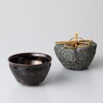 瀬戸天目茶碗 荒川豊蔵 極箱 画像