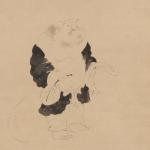 賛 清巌和尚筆  画 萩之坊乗円(玄々子) 布袋図画像