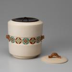 矢口永寿 七宝つなぎ水指  鵬雲斎箱画像