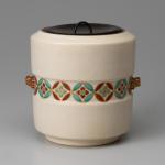 矢口永寿 七宝つなぎ水指  鵬雲斎箱画像