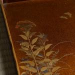 兎に鶏頭蒔絵 硯箱 画像