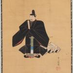 鈴木守一 菅公自画賛画像