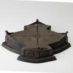 唐銅松皮菱 砂鉢 小堀宗慶書付画像