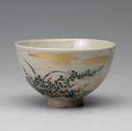 仁阿弥道八造 仁清写秋草茶碗 共箱画像