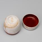 奥村土牛 宗達図写鶴棗 共箱画像