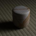 奥村土牛 宗達図写鶴棗 共箱画像